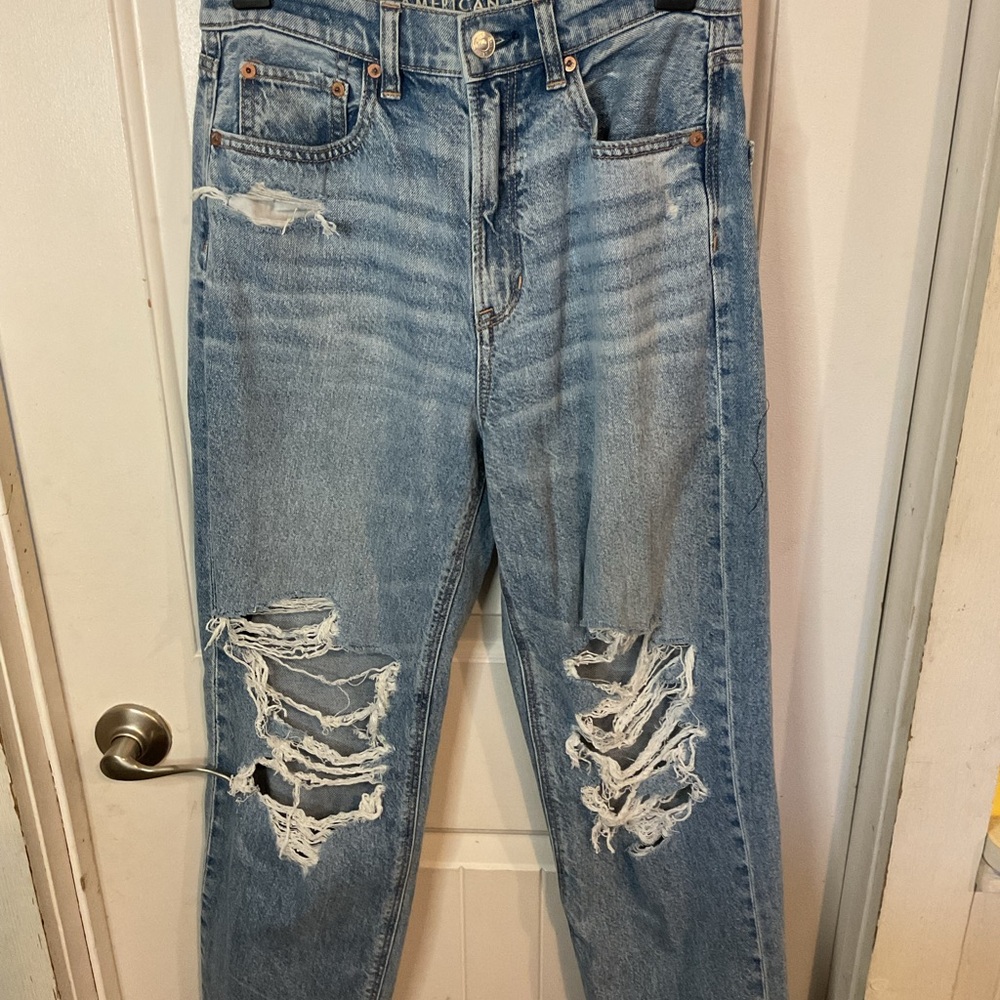American Eagle Highest rise baggy straight